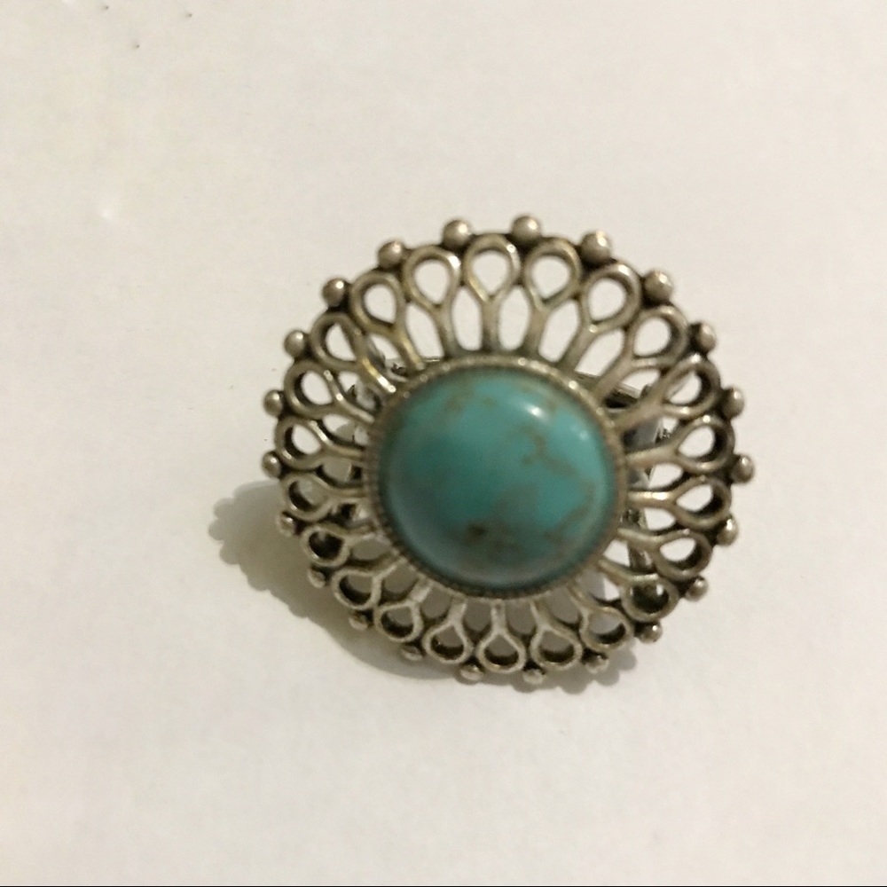 Lucky Brand Turquoise Ring Statement Ring